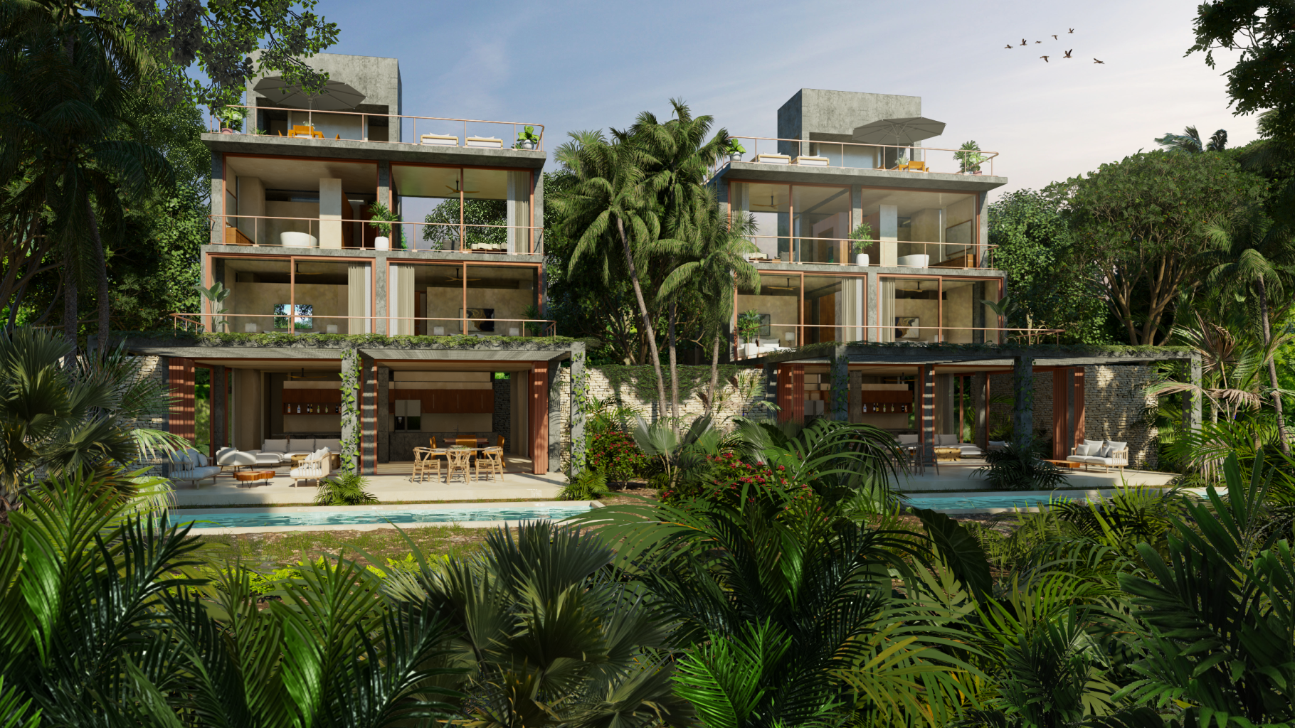 Spectacular House 3 Bedrooms +Roof | Jungle Area | Tulum – La Veleta