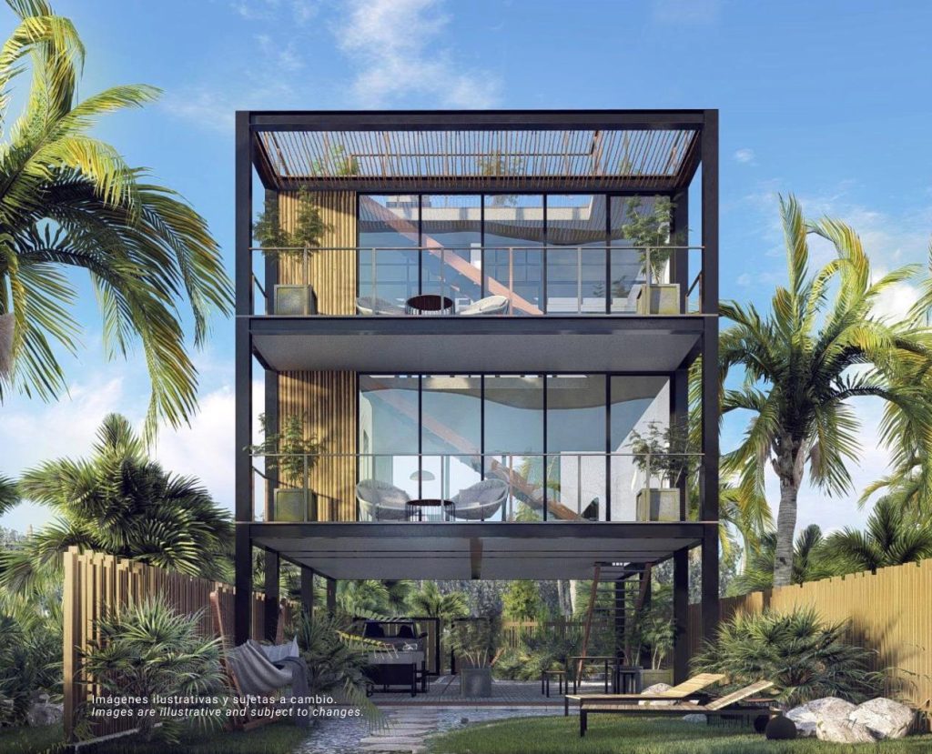 RESIDENCIAL LOT IN TULUM / 2690 sf / SECURITY 24- POOL- BICYCLE ROAD-YOGA STUDIO