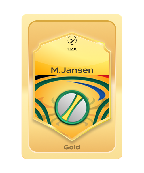 Marco Jansen Gold card, South Africa