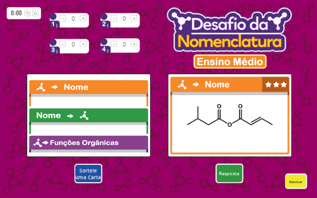 Desafio de Nomenclatura - Ensino Médio