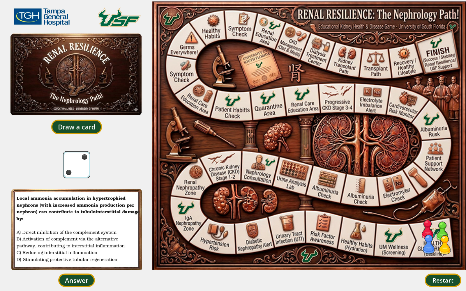 Renal Resilience Game - UFS Screenshot