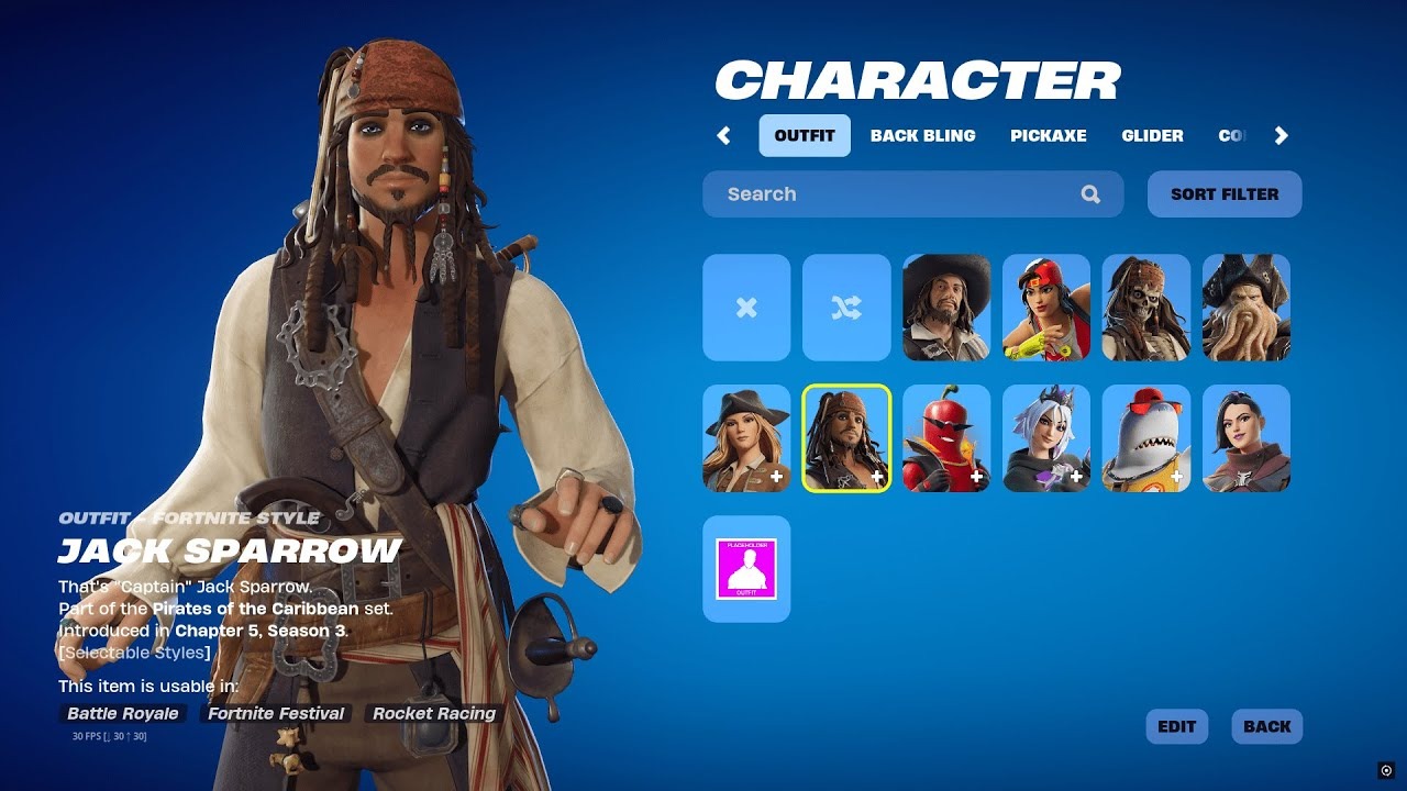 Fortnite accueille Jack Sparrow : Date du crossover avec Pirates des Caraïbes