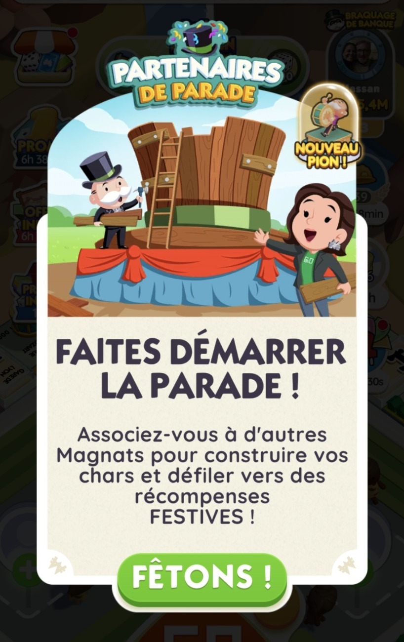 Monopoly GO Evènements Partenaires : Calendrier de Juin 2024