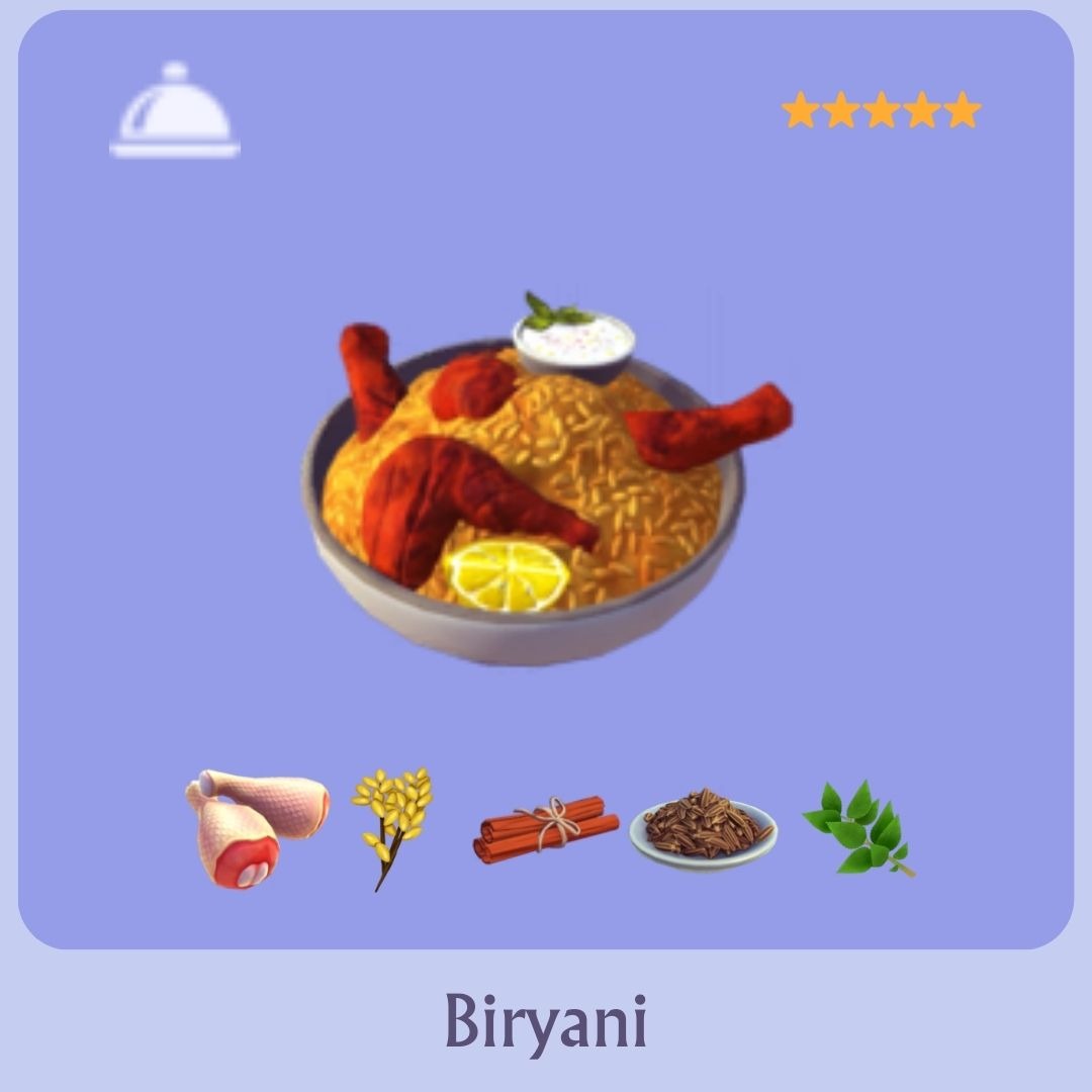 Soluce Disney Dreamlight Valley : La recette du Biryani