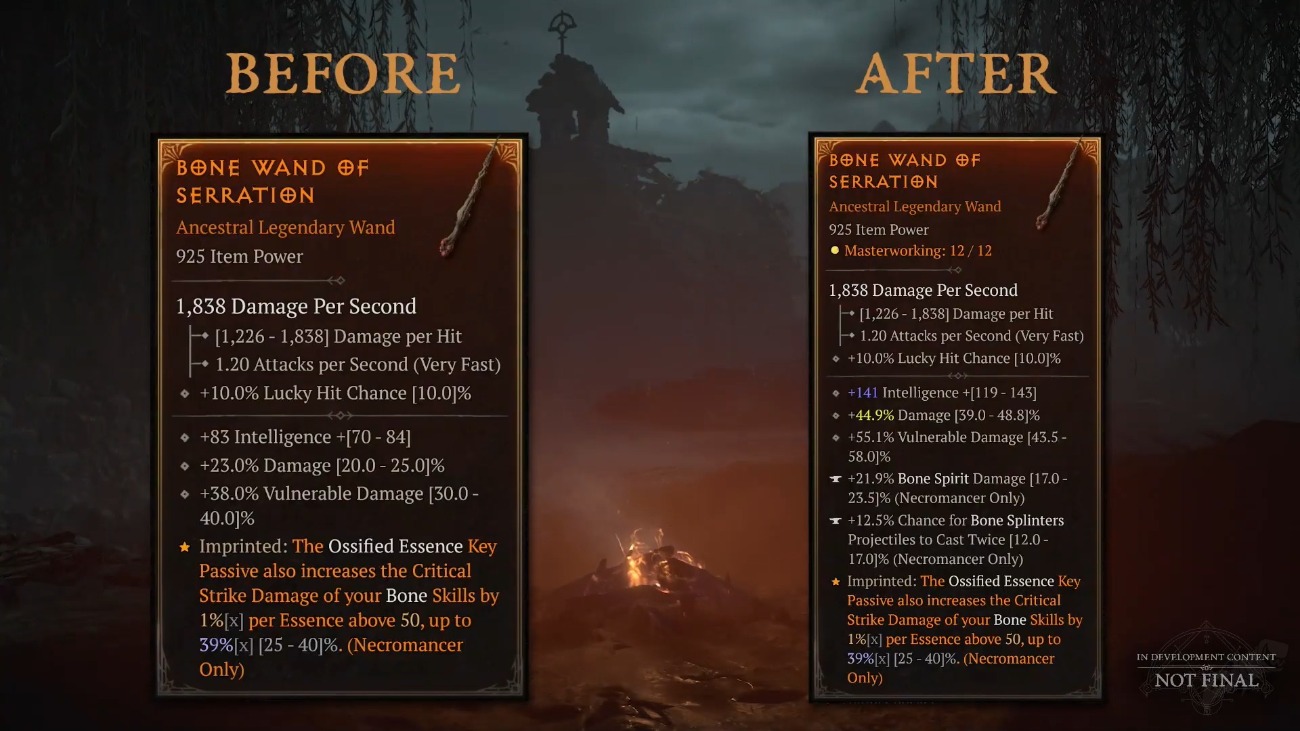 Diablo 4 update 1.4.1 : Réduction des coûts pour façonner son équipement