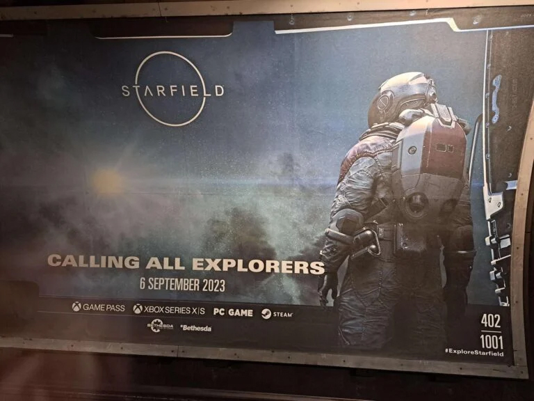 Starfield : Bethesda lance une chasse aux affiches dans le monde entier