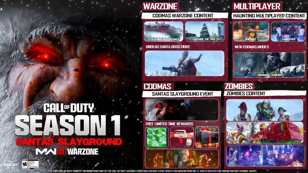 L'événement de Noël de Call of Duty : Santa's Slayground