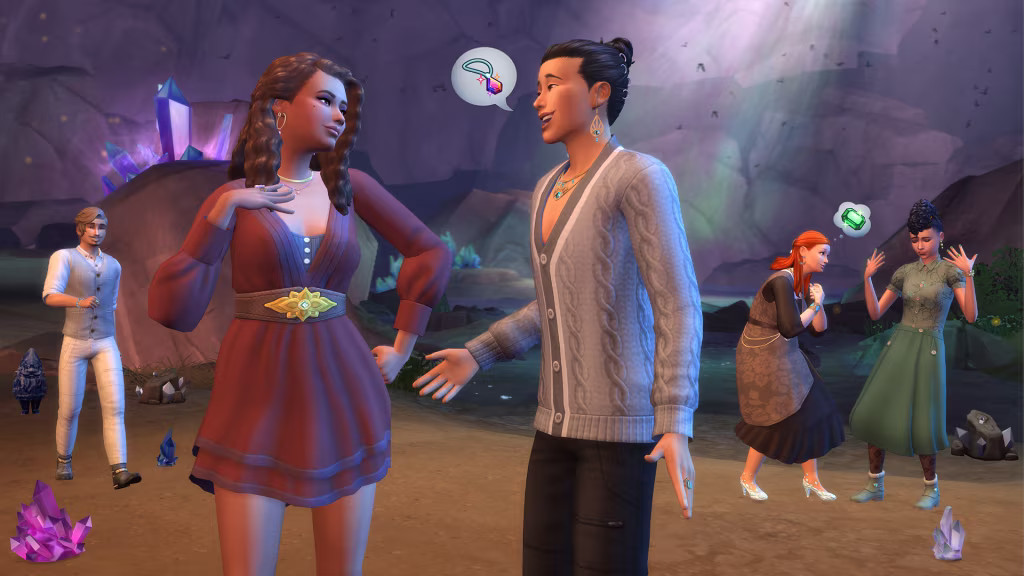 Les Sims 4 : Heure de sortie du pack Créations en cristal