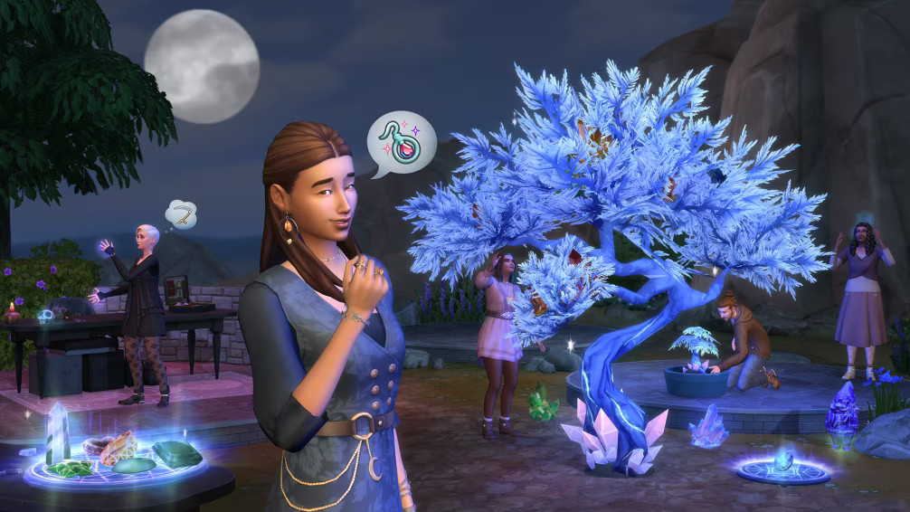Le pack Créations en cristal des Sims 4 en détail