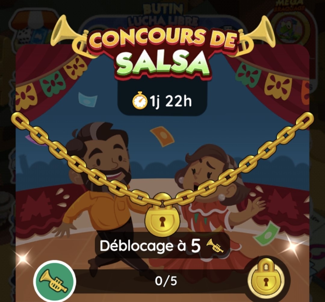 Concours de Salsa Monopoly GO : Guide des récompenses et paliers