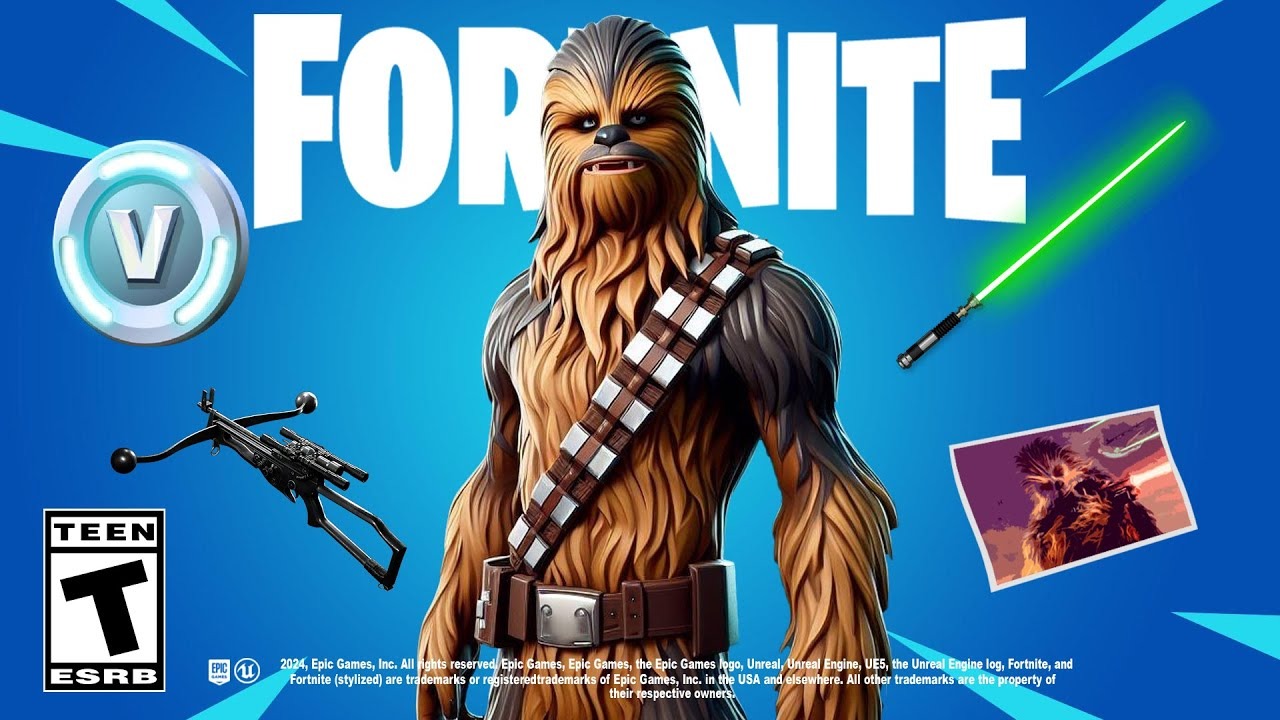 Collaboration Fortnite / Star Wars : Le skin Chewbacca arrive !