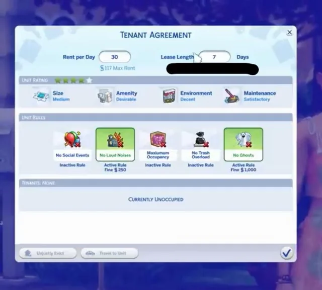 Guide Les Sims 4 À Louer : Payer et collecter le Loyer