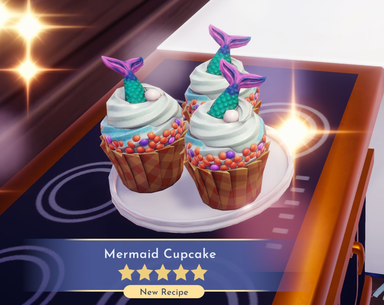 Soluce Disney Dreamlight Valley : La recette des Cupcakes Sirène