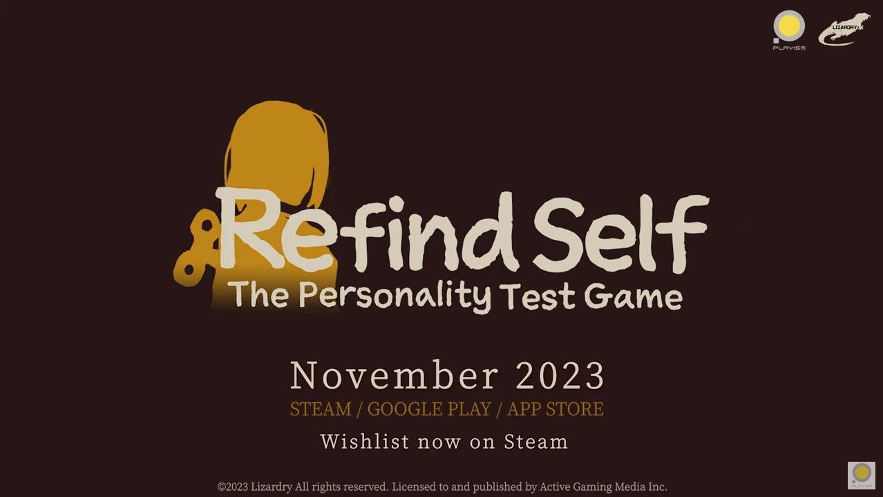 Annonce du jeu d'aventure Refind Self: The Personality Test Game pour PC, iOS et Android