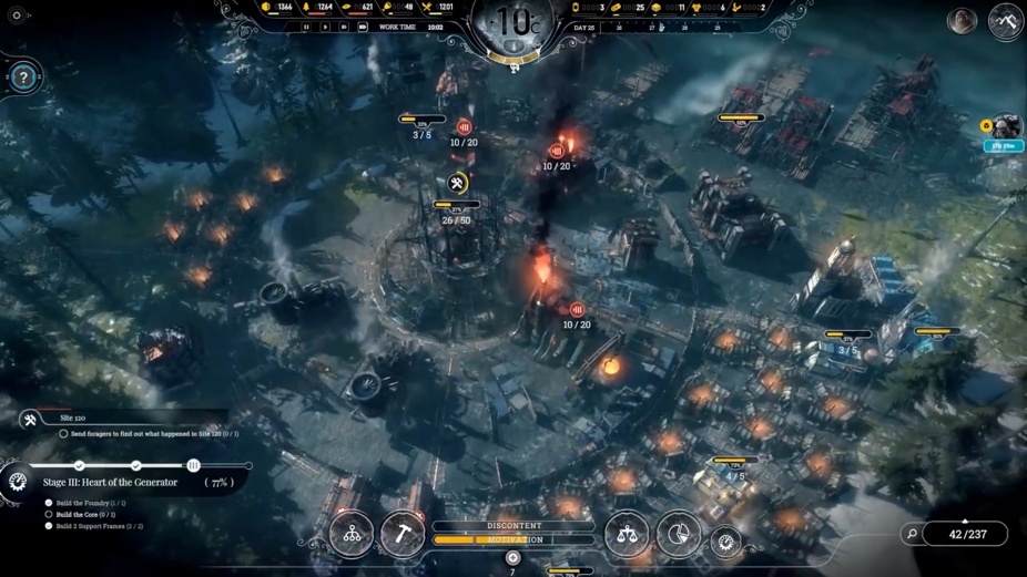 Analyse des factions de Frostpunk 2