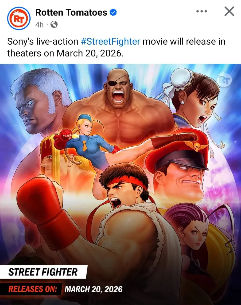 Le film Street Fighter s'offre une date de sortie !