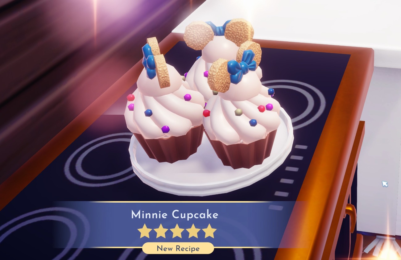 Soluce Disney Dreamlight Valley : Comment préparer les cupcakes de Minnie