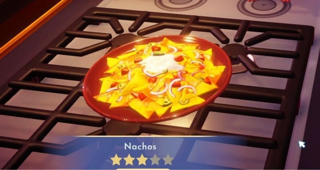 Guide Disney Dreamlight Valley : Comment préparer des Nachos