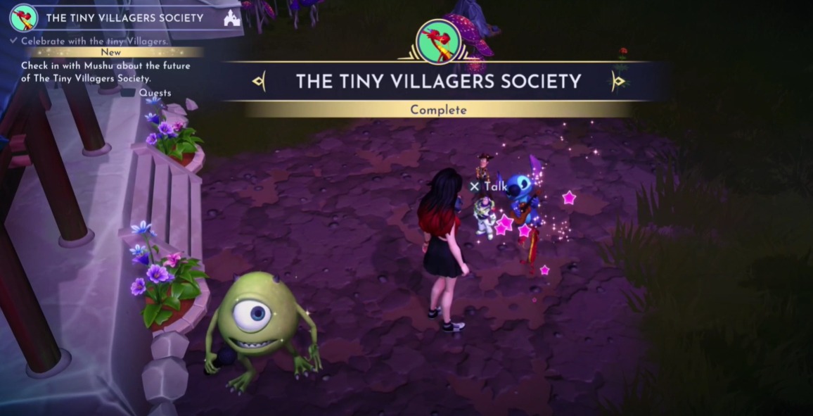 Disney Dreamlight Valley : La quête "La société des petits villageois"