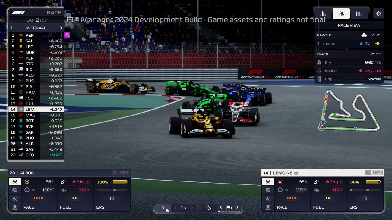 Premières impressions sur F1 Manager 2024