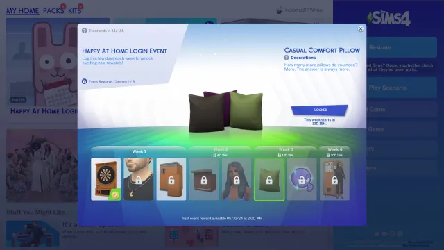 Sims 4 : Profitez des cadeaux de l'évènement "Happy at Home" avant qu'il ne soit trop tard !