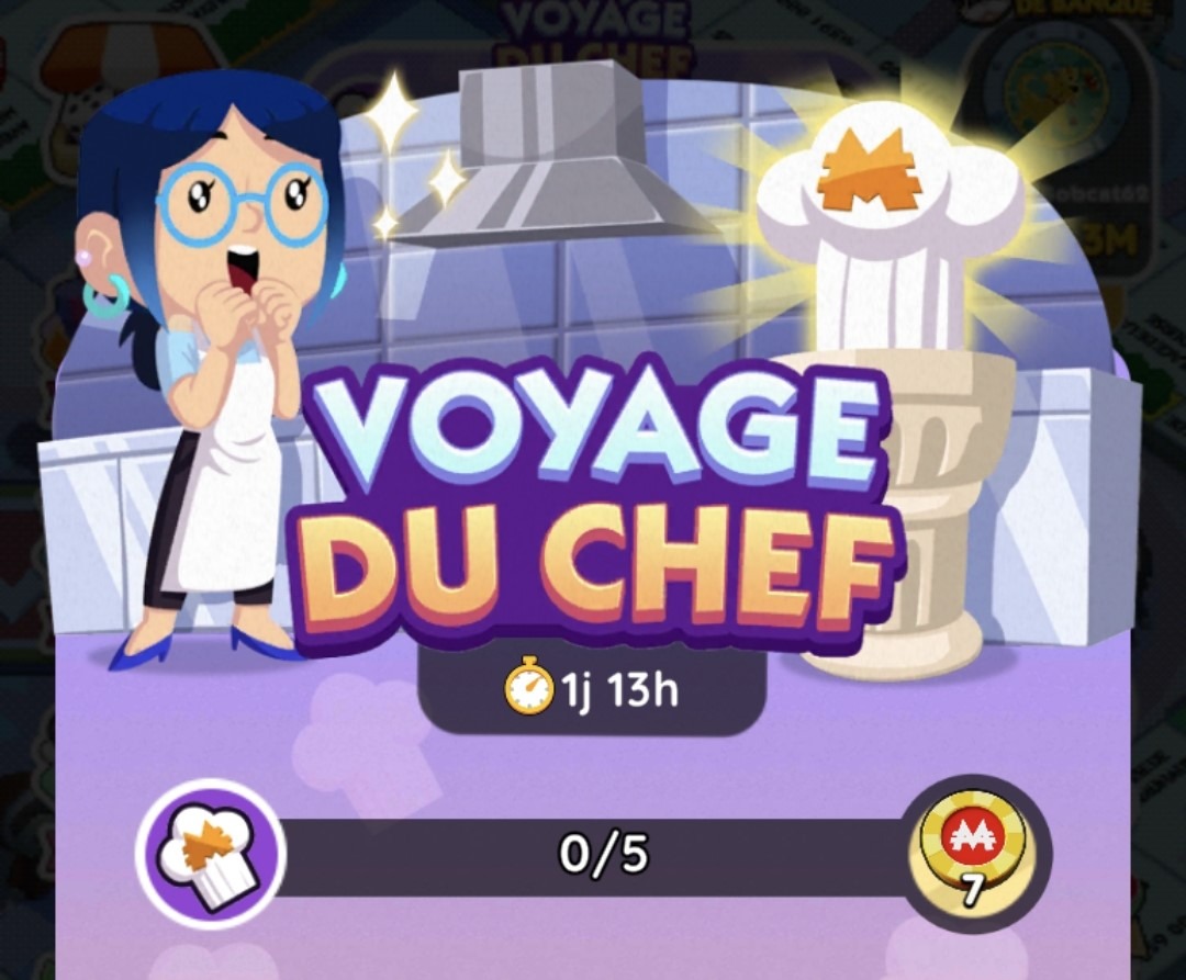 Monopoly GO Voyage du Chef : Récompenses et paliers