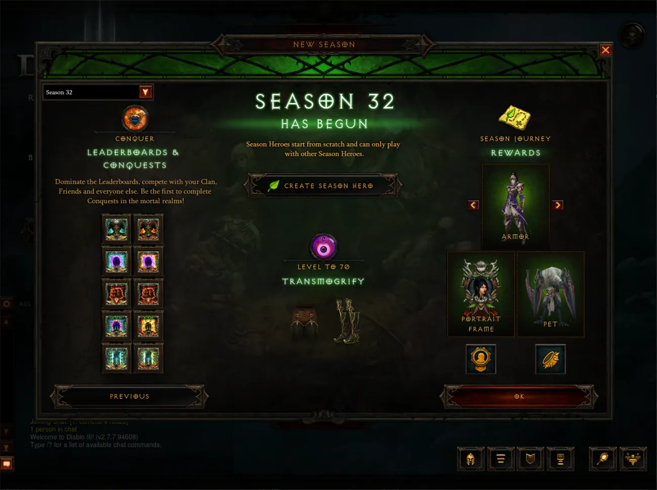 Diablo 3 Saison 32 : Date et contenu à venir