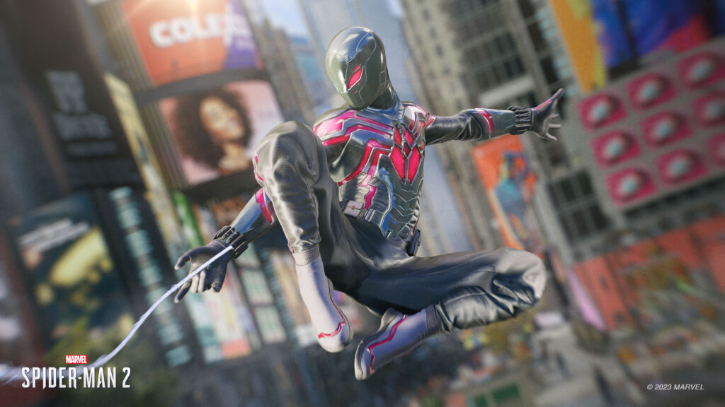 Marvel's Spider-Man 2 dévoile les nouveaux costumes Brooklyn 2099 et Kumo