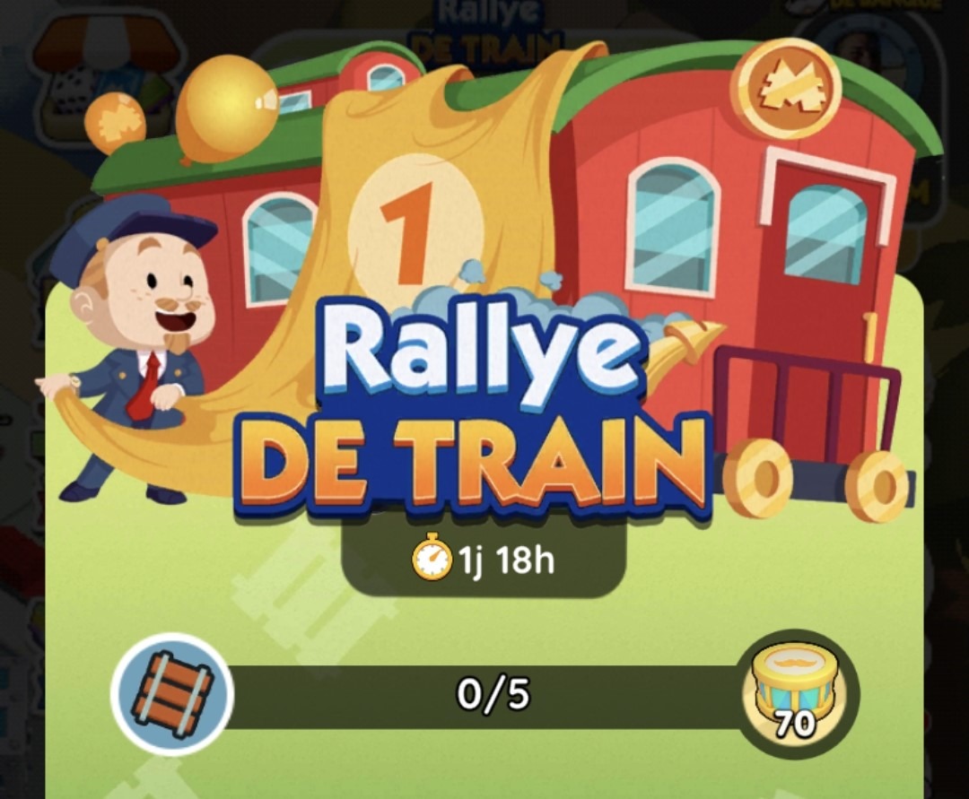 Rallye de Train Monopoly GO : Récompenses et étapes de l'évènement