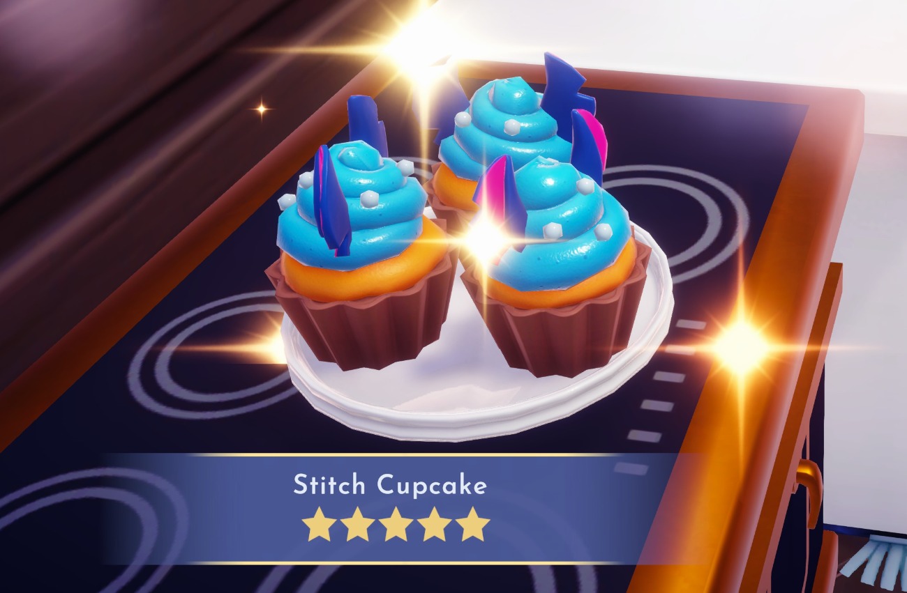 Guide Disney Dreamlight Valley : Préparer de délicieux Cupcakes Stitch