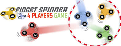 Play free game Fidget spinner: 4 players game