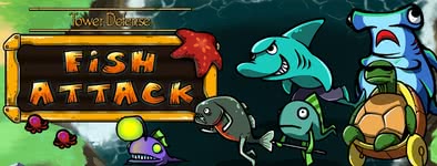 Play free game Tower defense : Fish attack