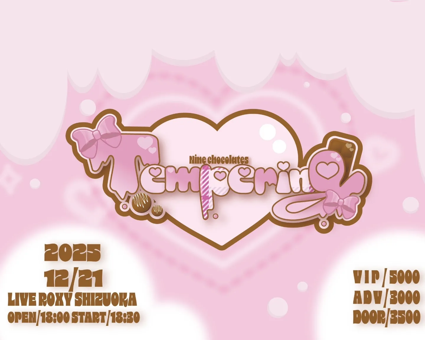Nine chocolates新体制お披露目live〜Tempering〜 | TicketDive