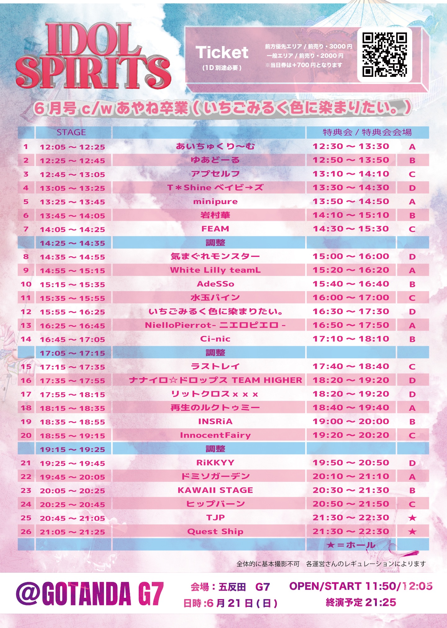 IDOL SPIRITS 6月号 』C/W あやね卒業(いちごみるく色に染まりたい