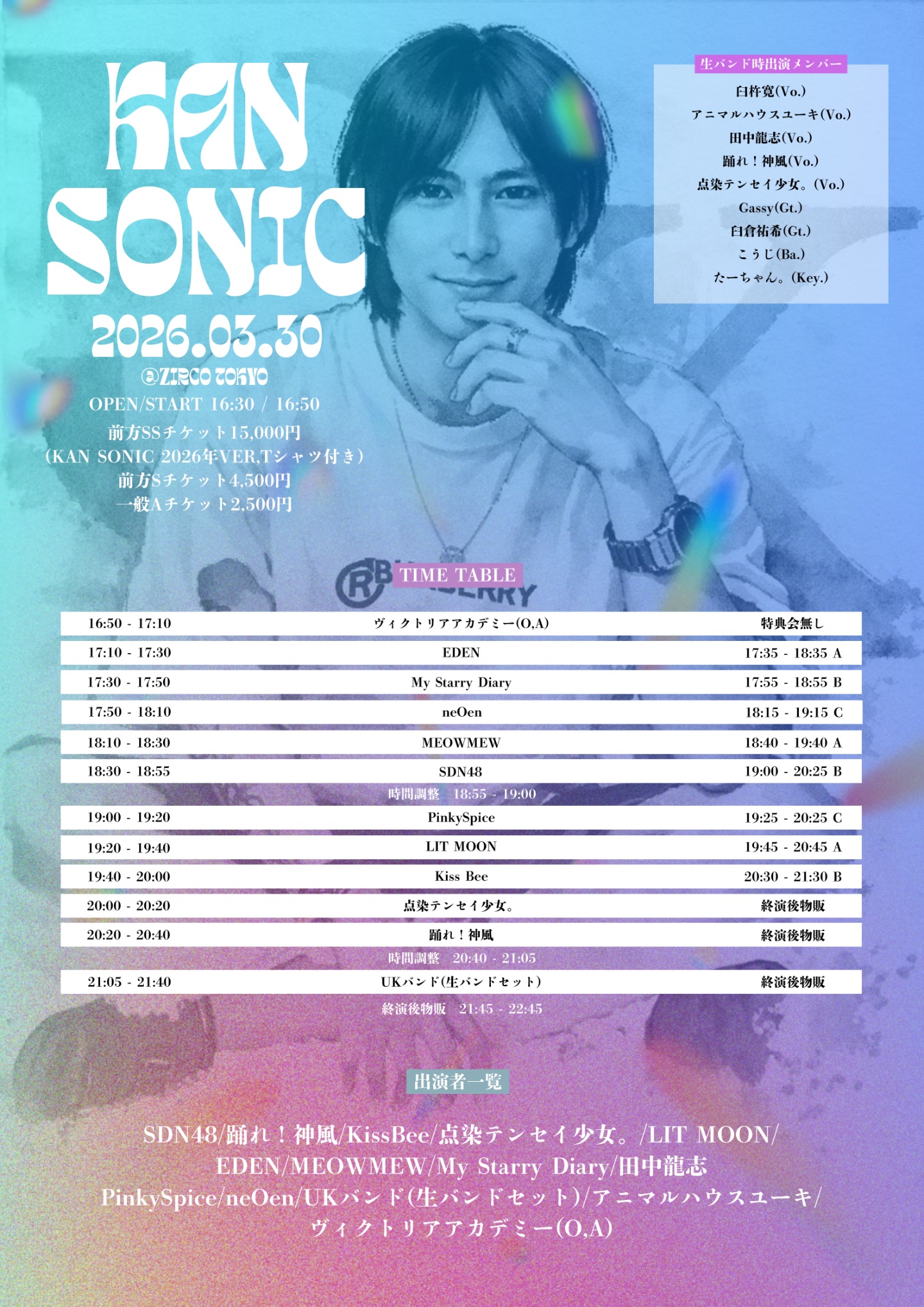 KAN SONIC 2026 | TicketDive