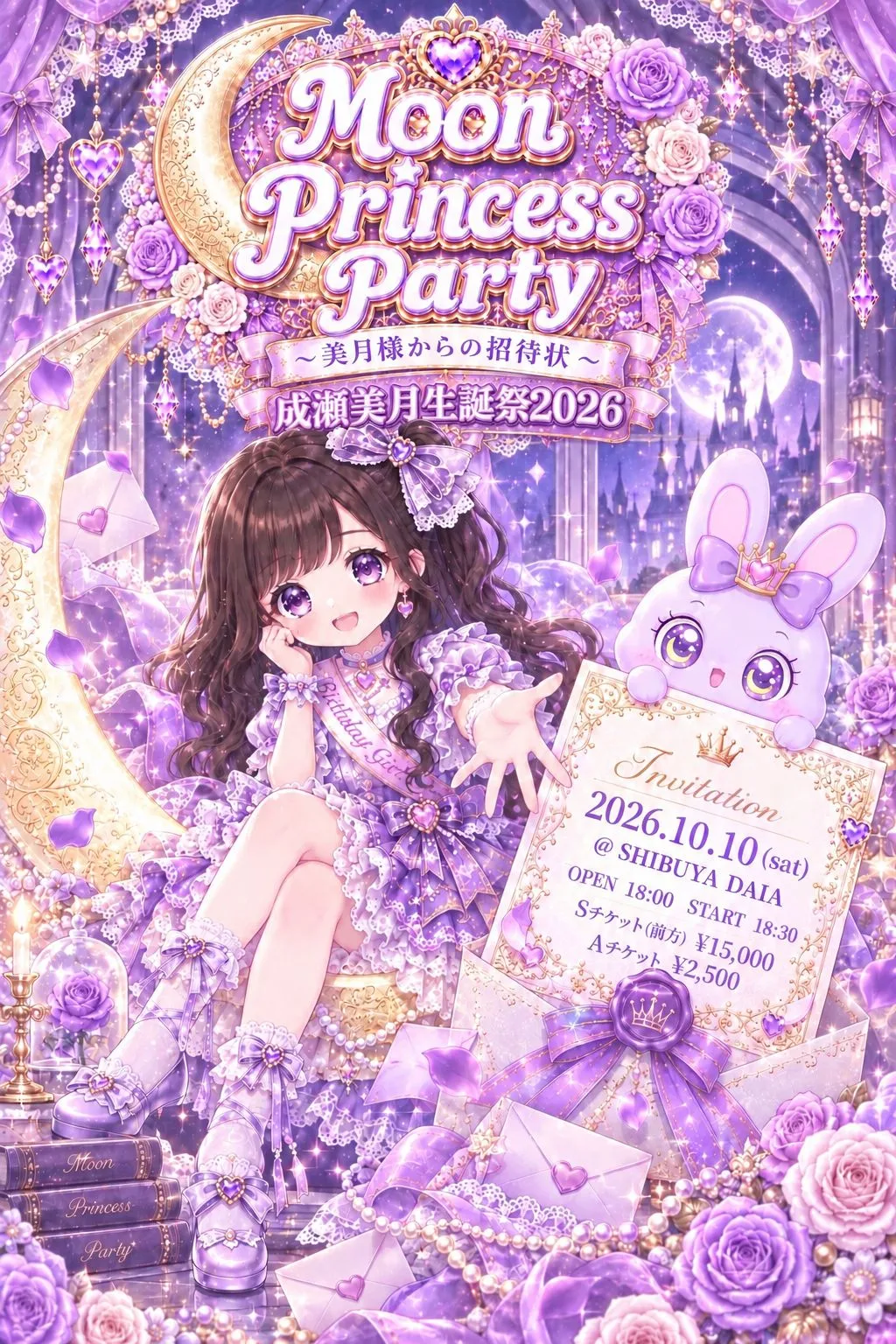☪ ໋.† ＿ Moon Princess Party ＿ †. ໋☪ 〜 美月様からの招待状 〜