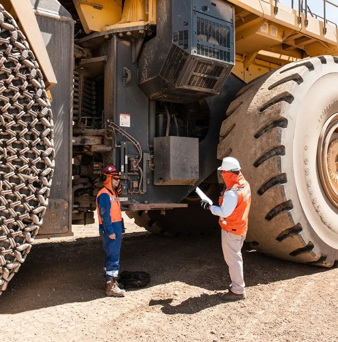Inducción en las faenas mineras
