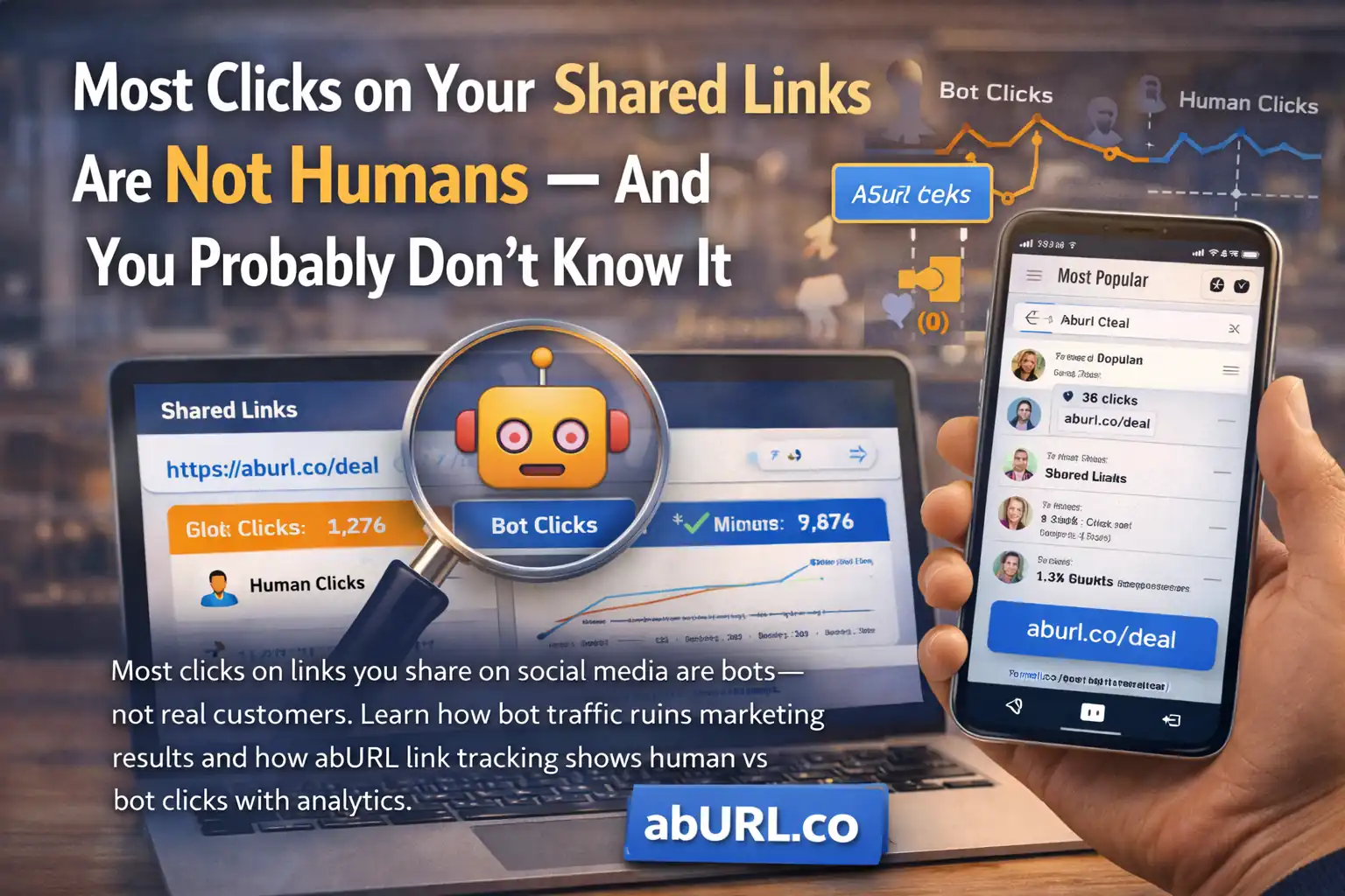 Most Clicks on Your Shared Links Are Not Humans — And You Probably Don’t Know It