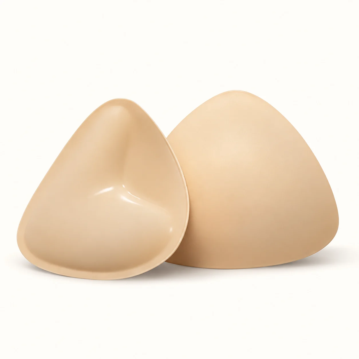 VELUNA Pop inserts with the shaped front and concave back visible.