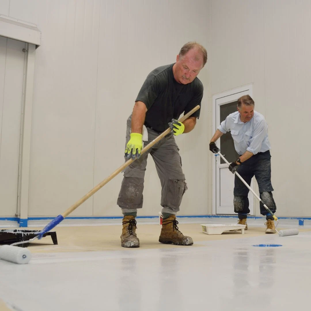 Applying Garage Epoxy Floor Paint