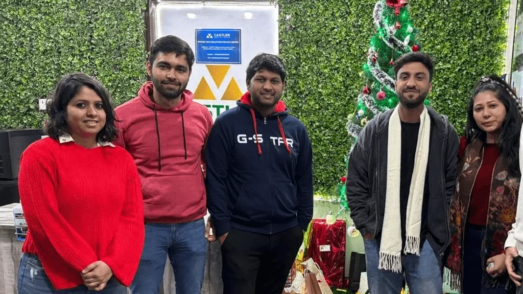 Castler team together in the Delhi office