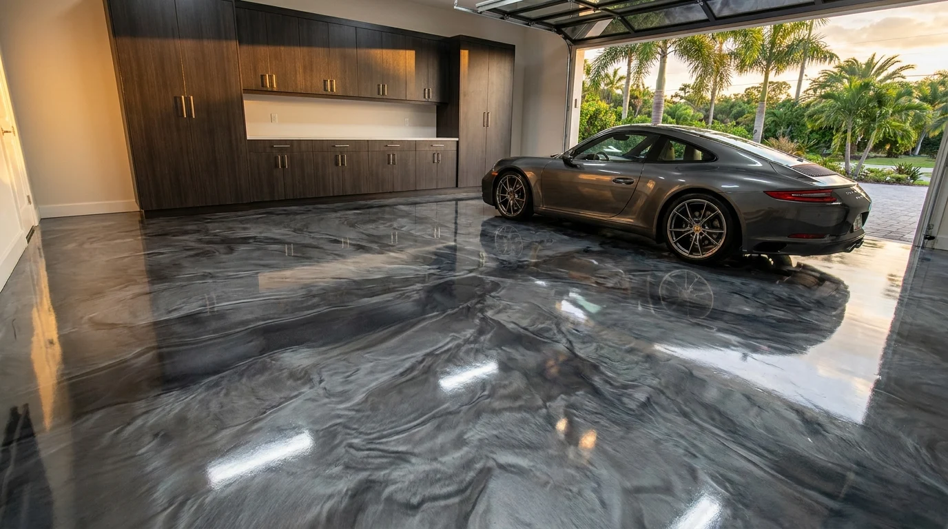 How Much Does a Metallic Epoxy Floor Cost in Southwest Florida?