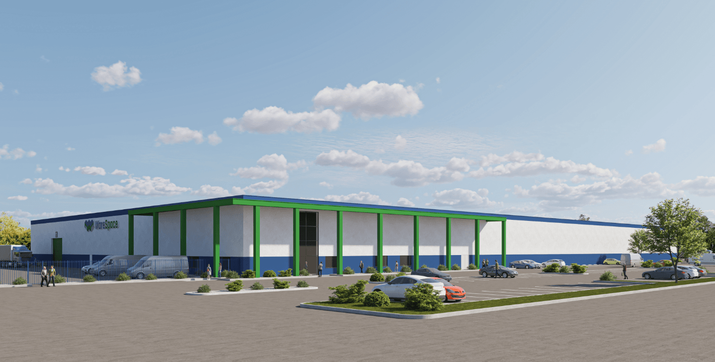 Rendering of the WareSpace Santa Ana facility in Orange County, California
