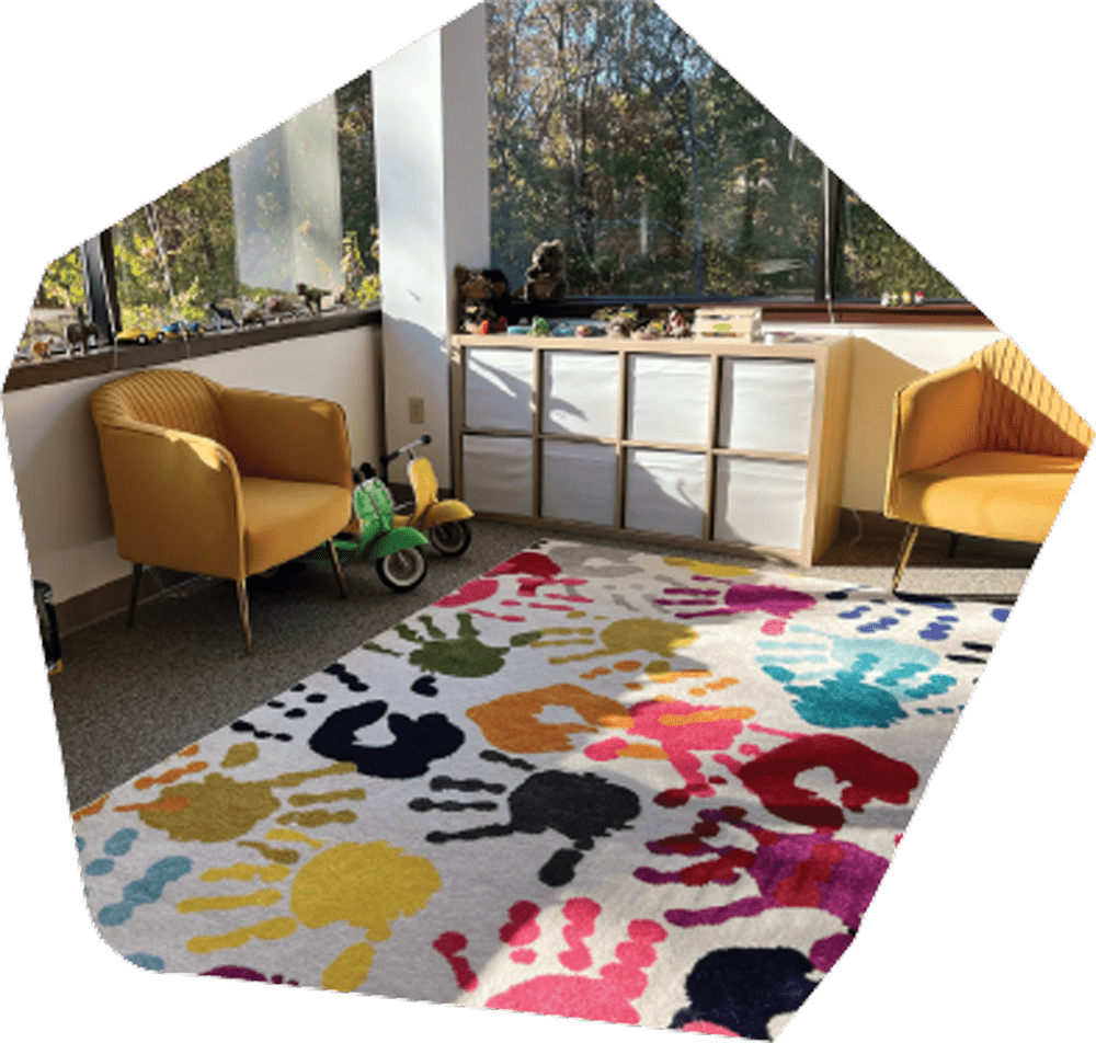 Blackbird Health Bala Cynwyd clinic playroom with natural light