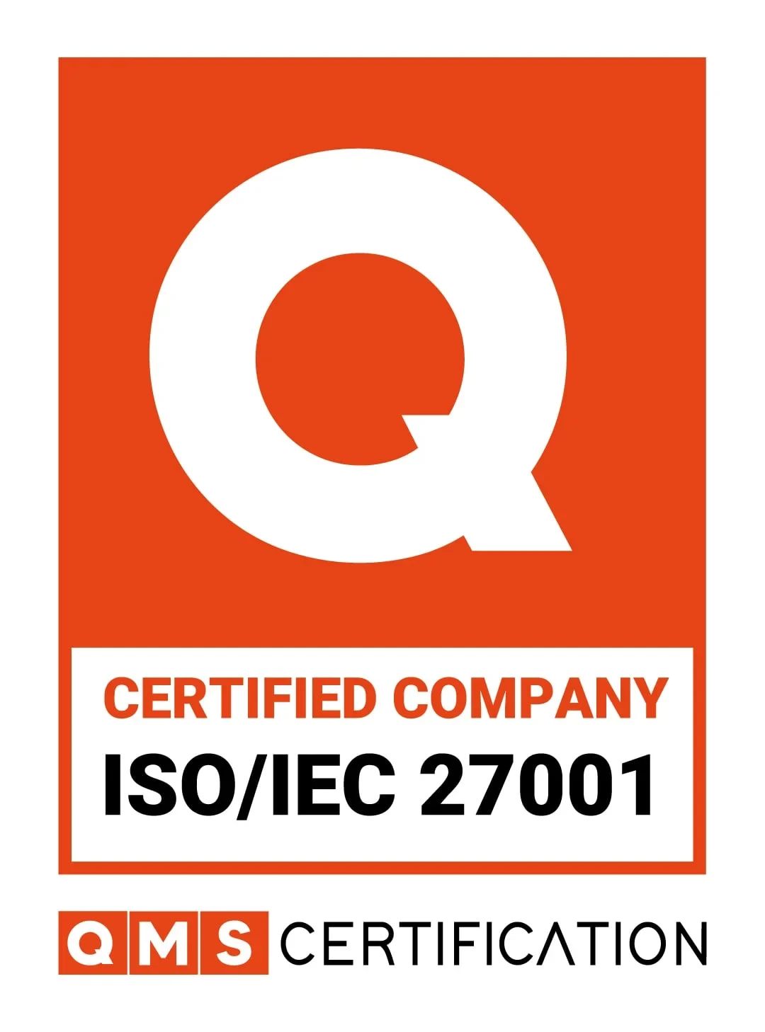 Selo de certificação ISO/IEC 27001
