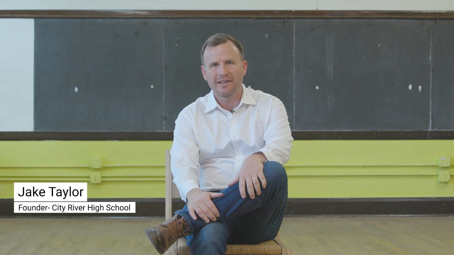 Jake Taylor, founder of City River High School