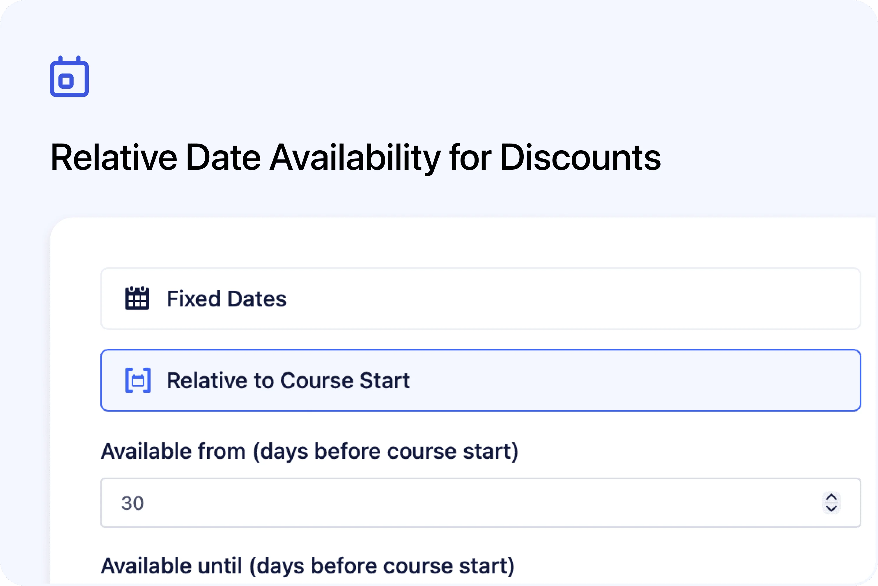 🚀 Relative Date Availability for Discounts