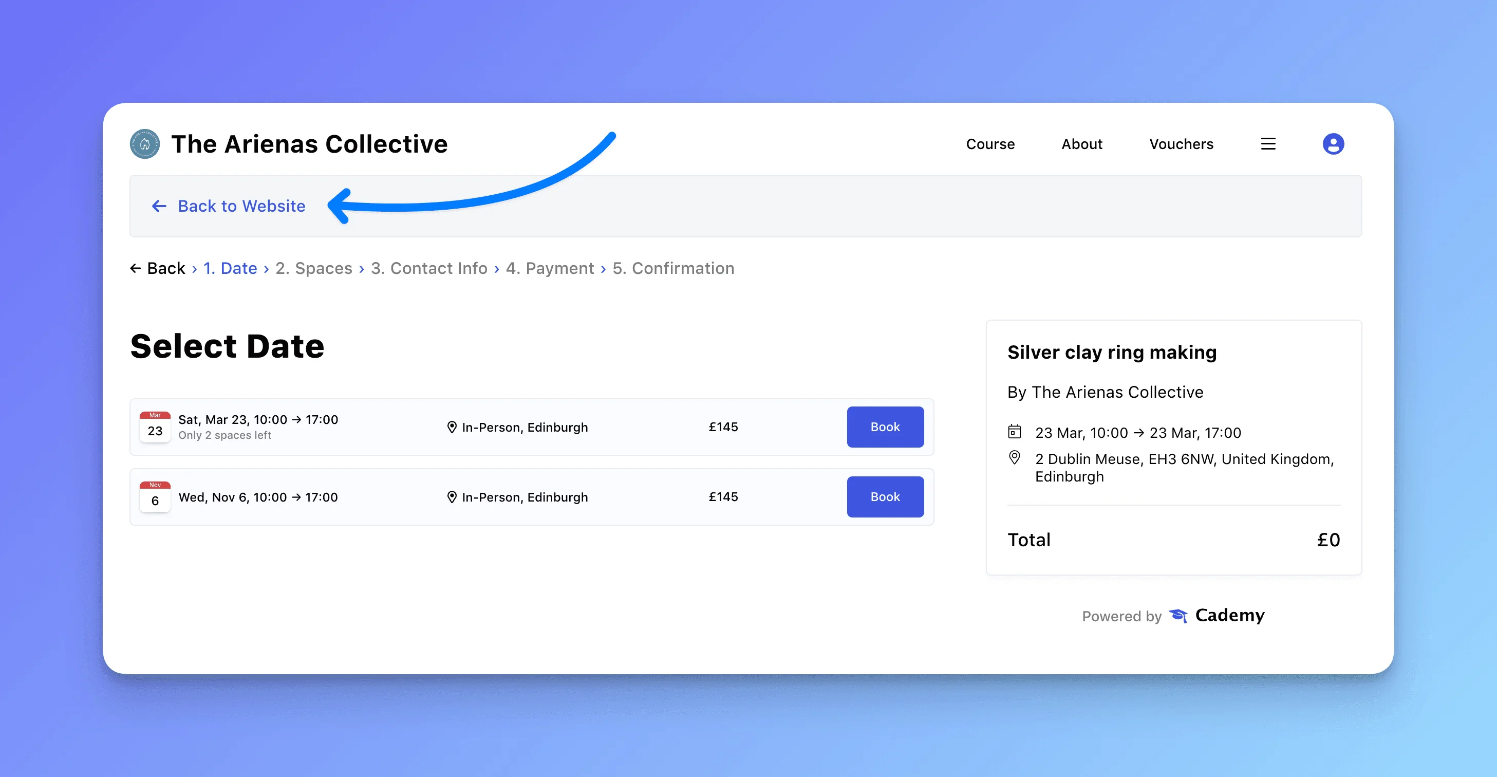 👌 Easy Navigation Back to Educator's Website