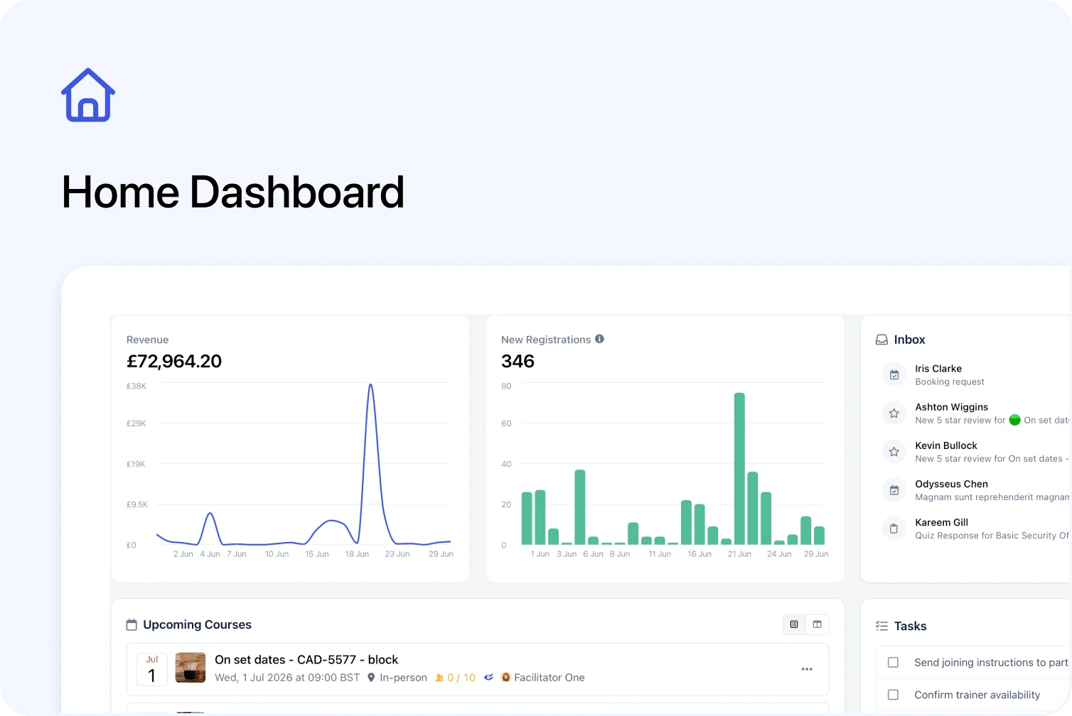 🏠 New Home Dashboard