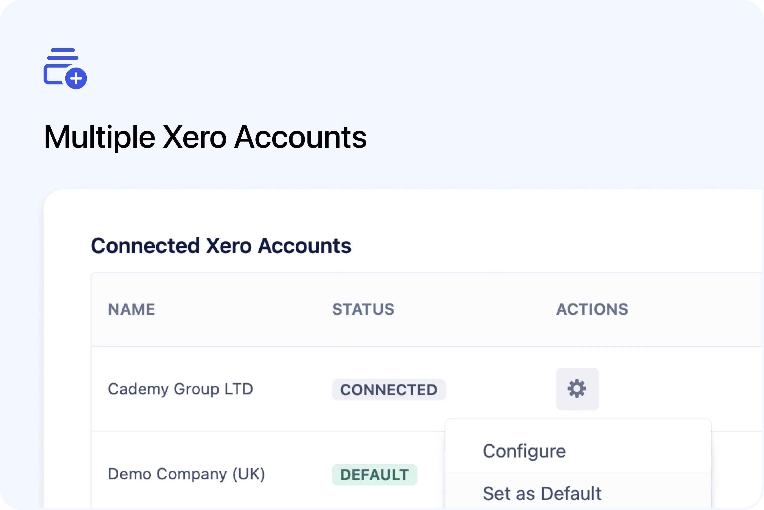 🔗 Support for Multiple Xero Accounts